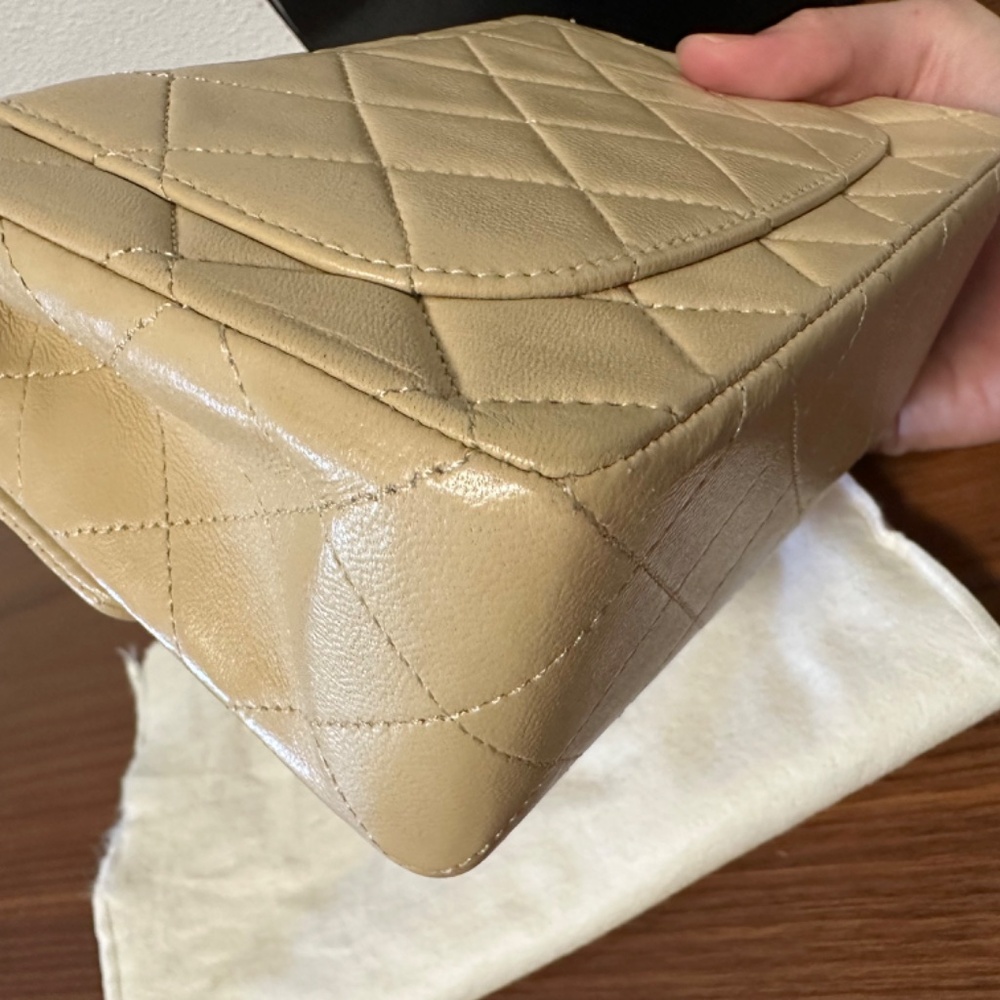 Chanel Vintage Mini Square Flap Quilted Lambskin - Picture 6 of 11